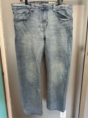 TK Axel Light Wash Men's Straight Jeans by